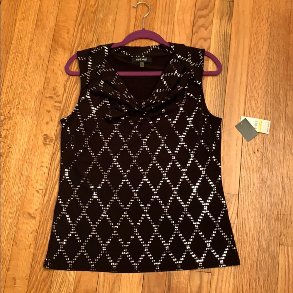 Nine West M Sleeveless Top, NWT